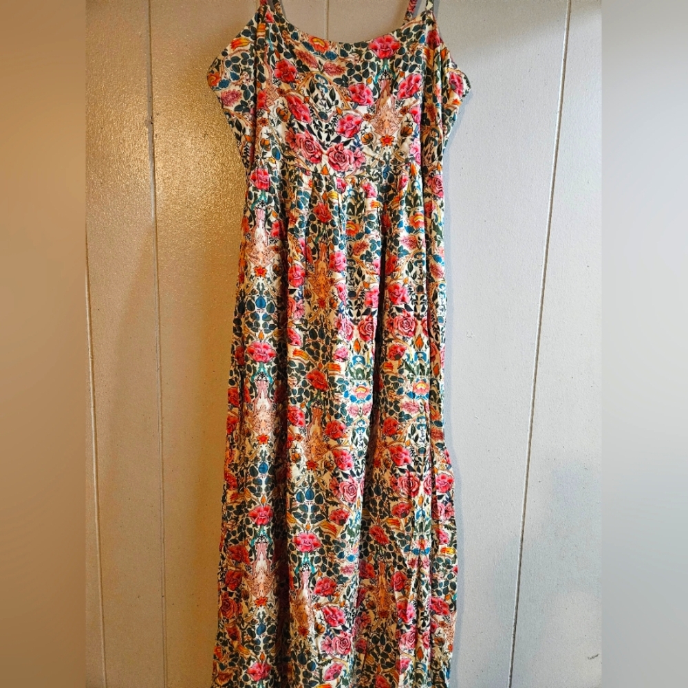 NATURAL LIFE Floral Maxi Dress - Multicolor